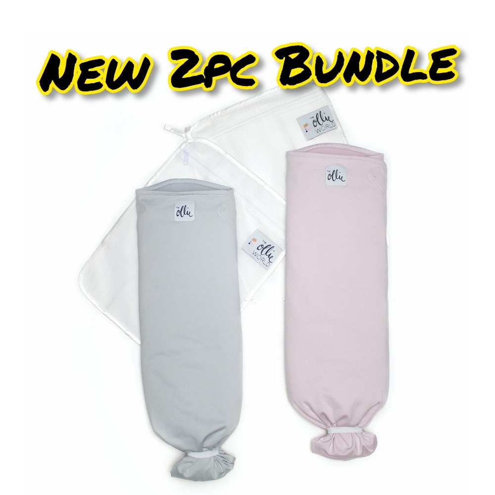 New 2pc Baby Ollie Swaddle blanket set